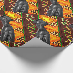 Afrocentric Kwanzaa Print Geschenkpapier