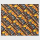 Afrocentric Kwanzaa Print Geschenkpapier (Flach)