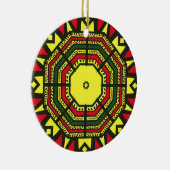 Afrocentric Mandala Keramik Ornament (Rechts)