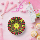 Afrocentric Mandala Pappteller (Party)