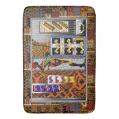 Afrocentric Motif Pattern Print Badematte (Vorderseite Vertikal)