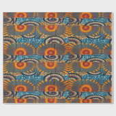 Afrocentric Motif Print Geschenkpapier (Flach)