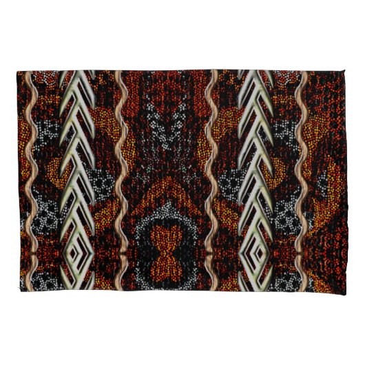 Afrocentric Motif Print Kissenbezug (Vorderseite)