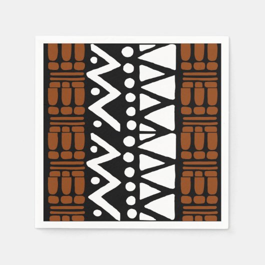Afrocentric Napkins Serviette (Vorderseite)