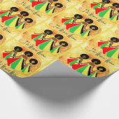 Afrocentric Packpapier "diese Melanin-Magie " (Ecke)