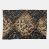 Afrocentric Rustic Patina Geschirrtuch (Horizontal)
