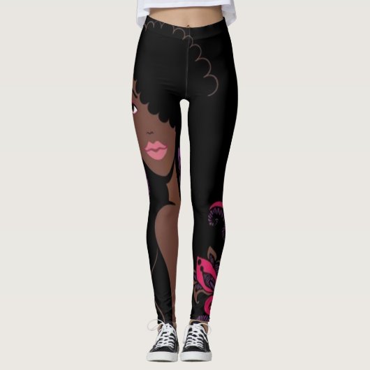 Afrocentric Schönheits-Leggings Leggings (Vorderseite)