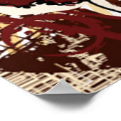 Afrocentric Singer Poster (Ecke)