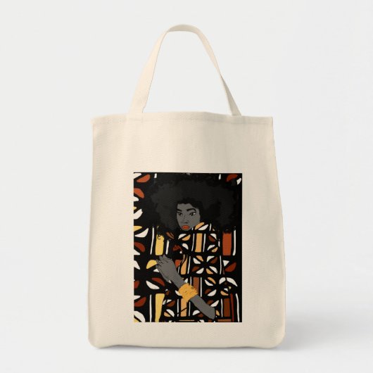 Afrocentric Taschen-Tasche Tragetasche (Vorne)