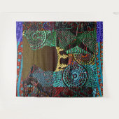 Afrocentric Young Boy King Wandteppich (Vorderseite (Horizontal))