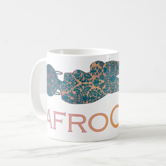 Afrochic Tasse (Vorderseite Links)