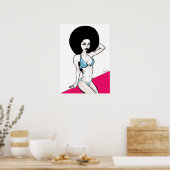 Afrochick Poster (Küche)