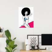 Afrochick Poster (Heimbüro)