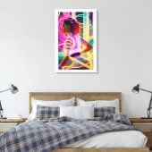 Afrofuturism Five Leinwanddruck (Insitu (Schlafzimmer))