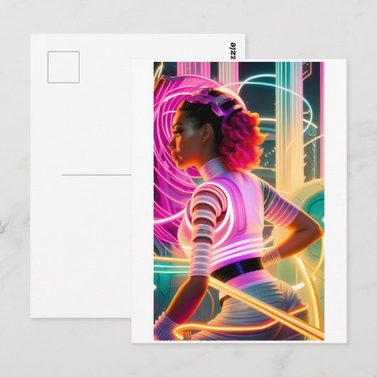 Afrofuturism Five Postkarte (Vorne/Hinten)