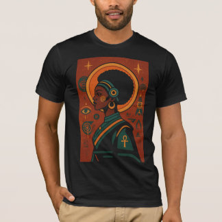 Afrofuturism & Heritage - Bold Afrocentric Futuris T-Shirt