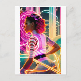 Afrofuturismus Fünf Postkarte