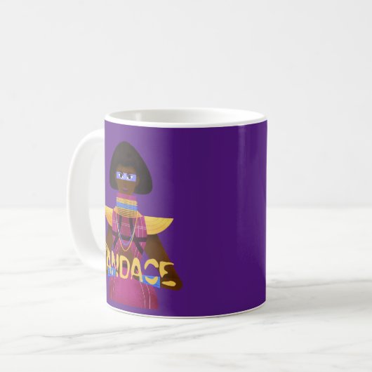 Afrofuturismus Kaffeetasse (Vorderseite Links)