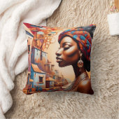 "Afrofuturismus: Lebhafte Träume des Erbes" Kissen (Decke)