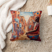 "Afrofuturismus: Lebhafte Träume des Erbes" Kissen (Decke)