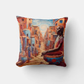 "Afrofuturismus: Lebhafte Träume des Erbes" Kissen (Vorderseite)