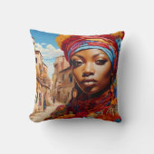 "Afrofuturismus: Lebhafte Träume des Erbes" Kissen (Vorderseite)