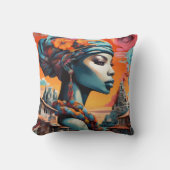 "Afrofuturismus: Lebhafte Träume des Erbes" Kissen (Vorderseite)