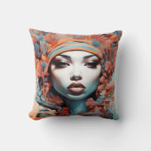 "Afrofuturismus: Lebhafte Träume des Erbes" Kissen (Vorderseite)