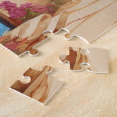 Afrofuturismus : Lebhaftes afrikanisches Schönheit Puzzle (Seite)