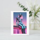 Afrofuturismus Nine Postkarte (Stehend Vorderseite)