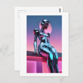 Afrofuturismus Nine Postkarte (Vorne/Hinten)