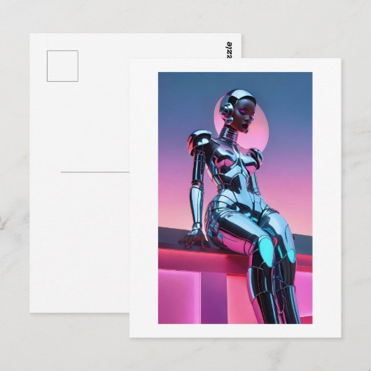 Afrofuturismus Nine Postkarte (Vorne/Hinten)