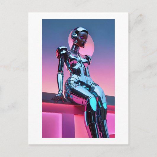 Afrofuturismus Nine Postkarte (Vorderseite)