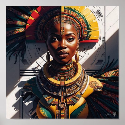 Afrofuturismus Poster (Vorne)