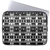 Afrofuturist Pattern Gray Laptopschutzhülle (Vorderseite)