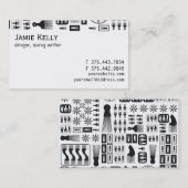 Afrokamm NEU Visitenkarte (Vorne/Hinten)