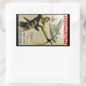 Afromaritime Rechteckiger Aufkleber (Tasche)