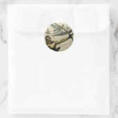 Afromaritime Runder Aufkleber (Tasche)