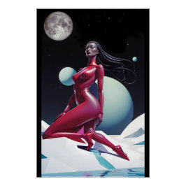 Afronautica - Ken Gage Art Poster