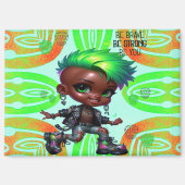 Afropunk Be Brave Magnet (Vorderseite)