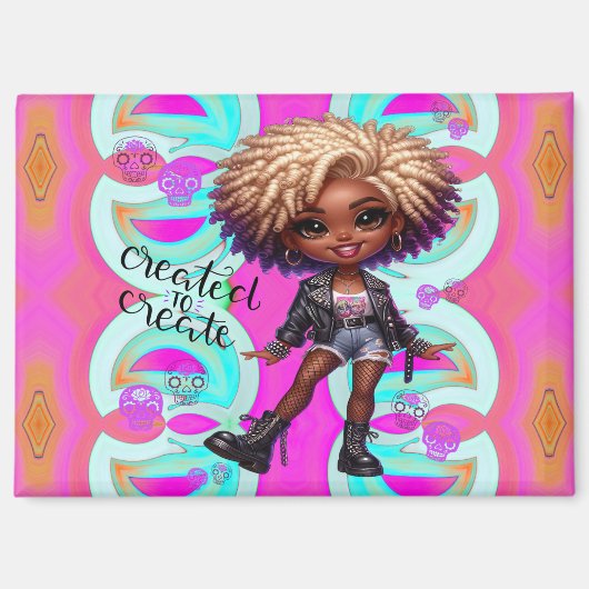 Afropunk erstellt, um Magnet zu erstellen (Vorderseite)