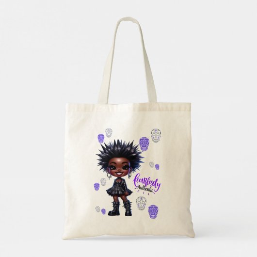 Afropunk Fearless Tote Bag Tragetasche (Rückseite)