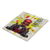 Afropunk Make Music Keramik Tile Fliese (Seite)