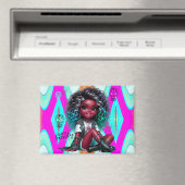 Afropunk Wild Beauty Magnet (In Situ (Geschirrspüler))
