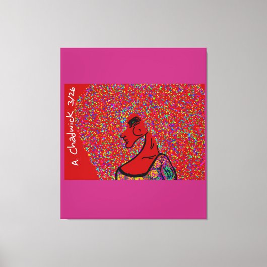 AfroQueen  Leinwanddruck (Vorderseite)