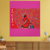 AfroQueen  Leinwanddruck (Insitu (Wohnzimmer))