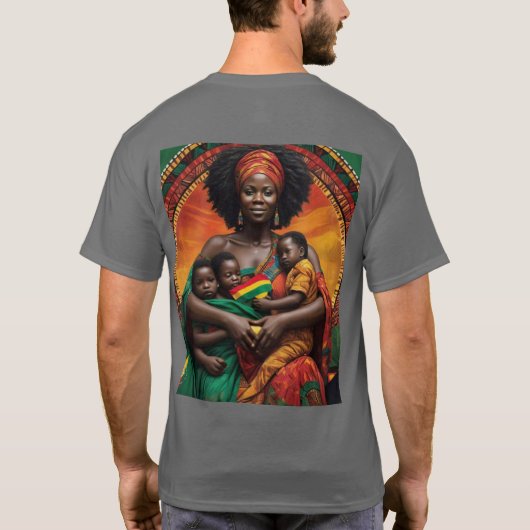 AFROSTOCRACY Basic Dark T - Shirt (Rückseite)