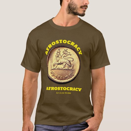 AFROSTOKRATIE-HEMD. T-Shirt (Vorderseite)