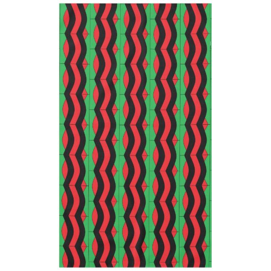 AfroWave Custom Cotton Tablecloth, 60"x104" Tischdecke (Vorderseite)