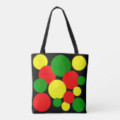 Afrozentric Polka Dots Tasche (Rückseite)